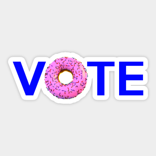 Vote Donut Sticker